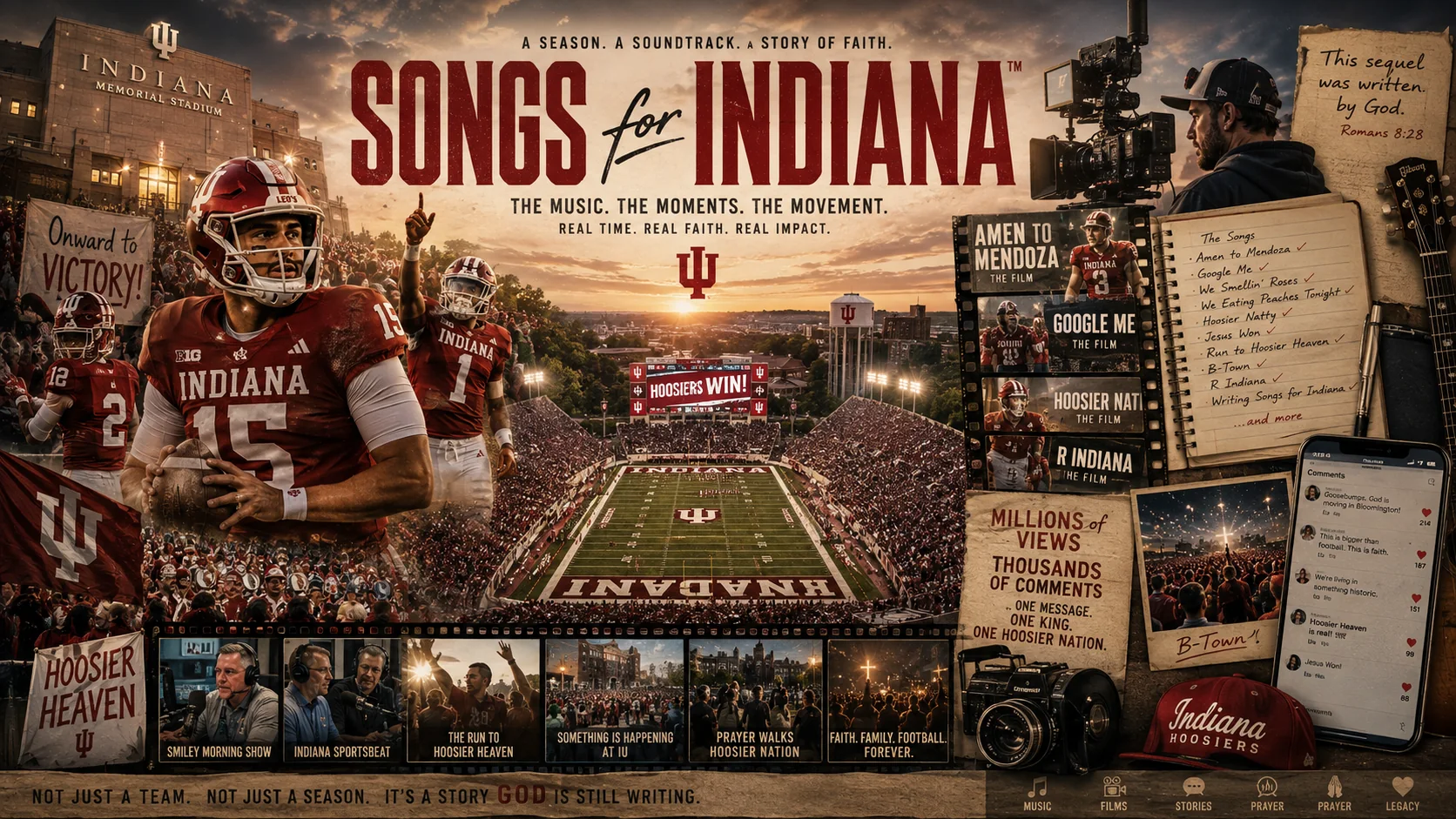 Songs for Indiana cinematic stadium artwork